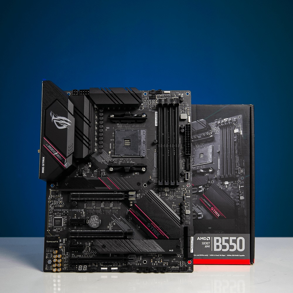 Mainboard ASUS ROG STRIX B550-E GAMING (AMD B550, Socket AM4, ATX, 4 khe RAM DRR4) 