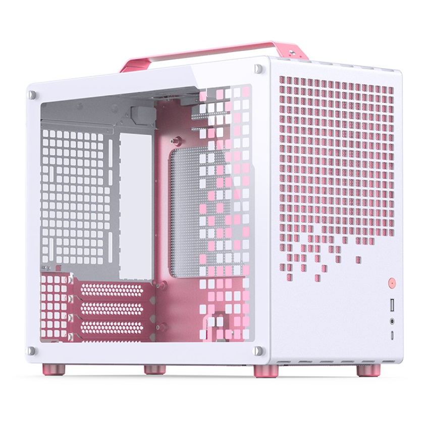 Vỏ Case JONSBO Z20 White Pink (mATX/Mid Tower/Màu Trắng Hồng )