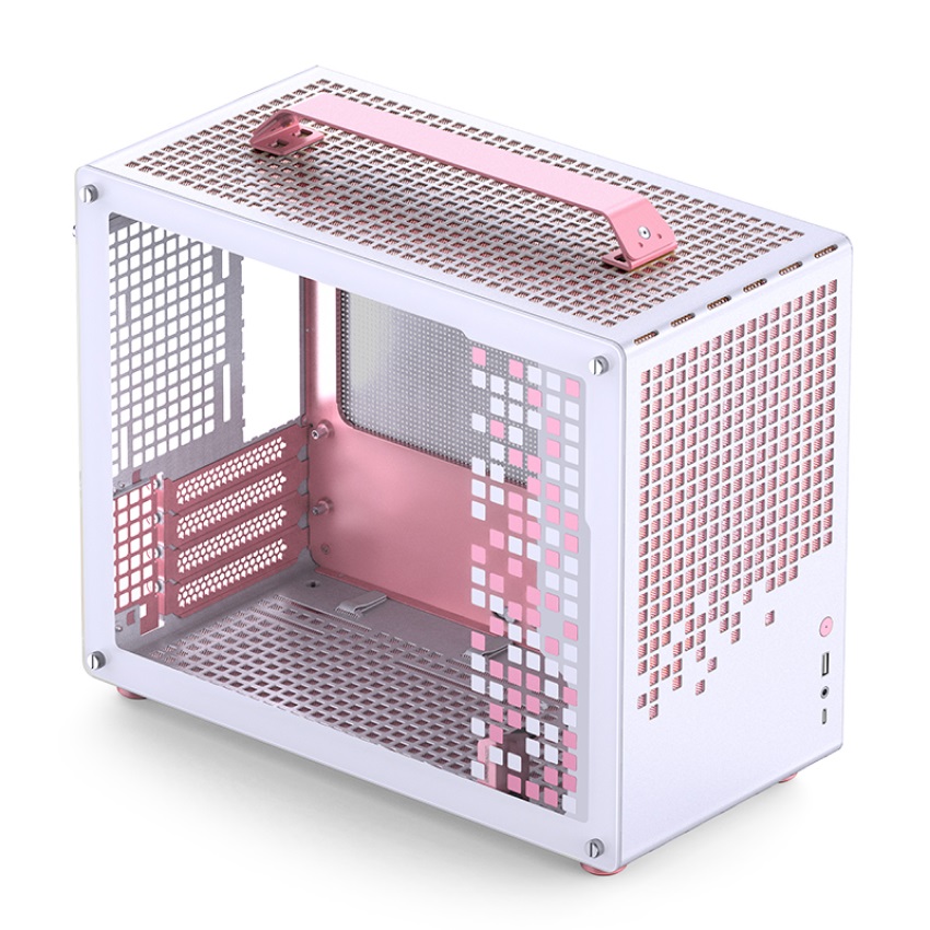 Vỏ Case JONSBO Z20 White Pink (mATX/Mid Tower/Màu Trắng Hồng )