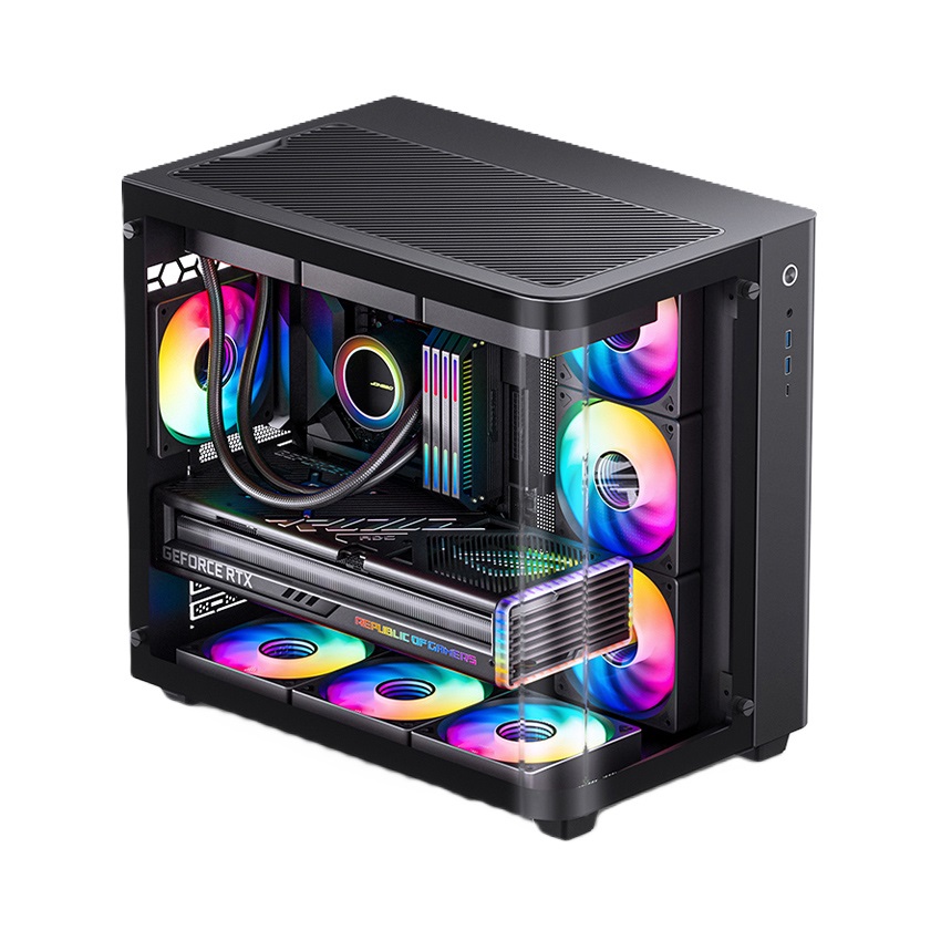 Vỏ Case Jonsbo TK-3 BLack ( Mid Tower/Màu Đen)  