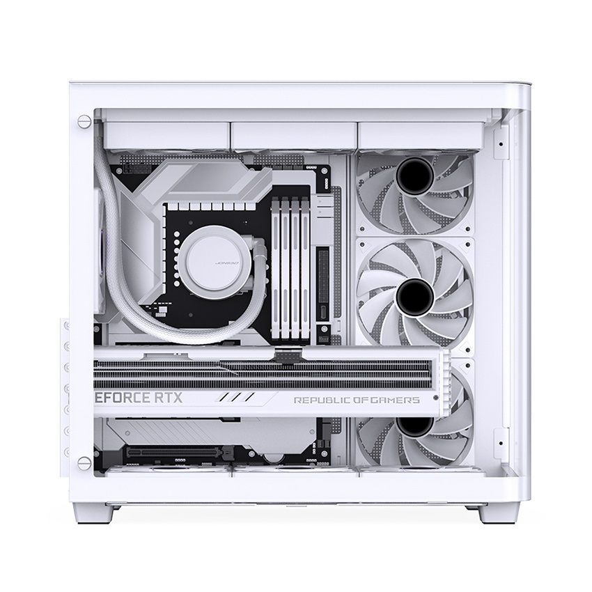 Vỏ case Jonsbo TK-3 White ( Mid Tower/Màu Trắng)  