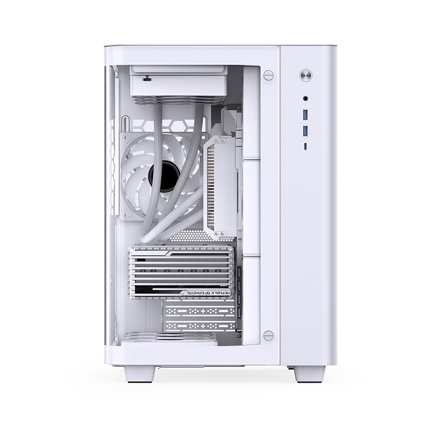 Vỏ case Jonsbo TK-3 White ( Mid Tower/Màu Trắng)  