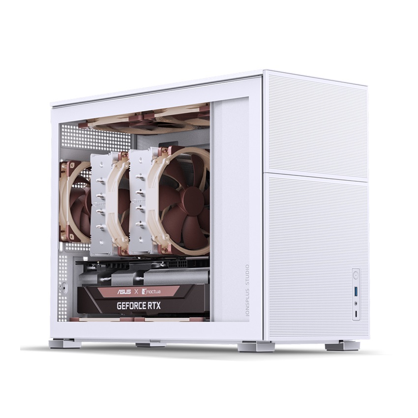 Vỏ case Jonsbo D31 MESH White ( Mini Tower/Màu Trắng)