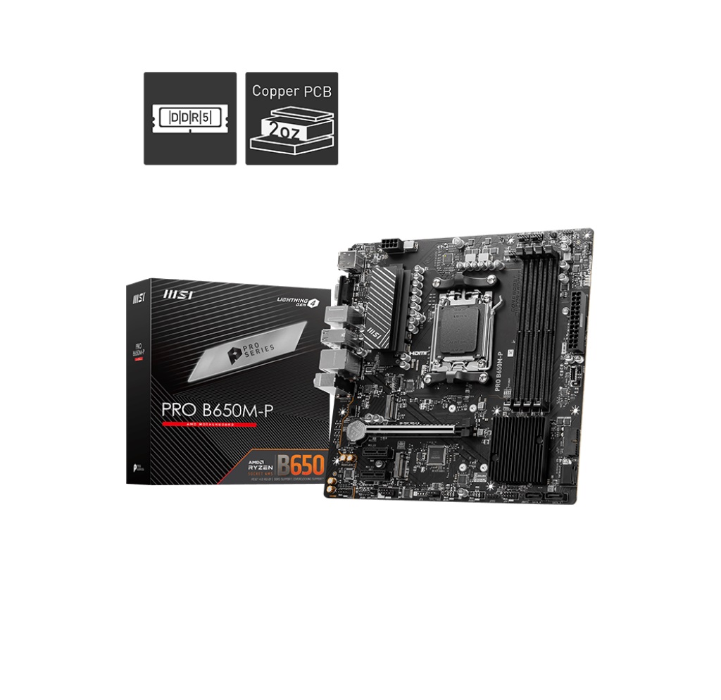 Mainboard MSI PRO B650M-P