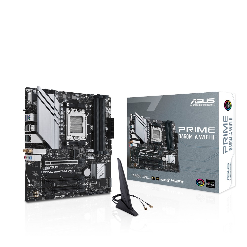 Mainboard ASUS PRIME B650M-A WIFI II (AMD AM5, B650, 4 x DDR5, mATX ) 