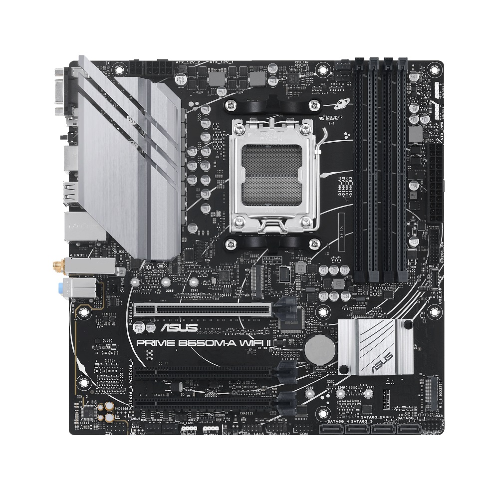 Mainboard ASUS PRIME B650M-A WIFI II (AMD AM5, B650, 4 x DDR5, mATX ) 