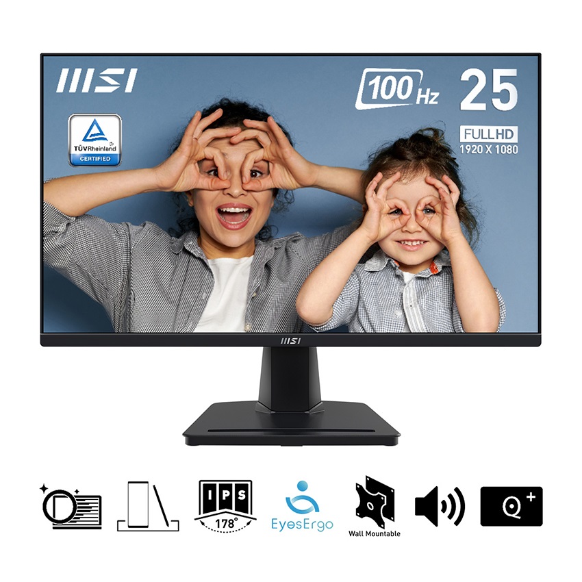 Màn hình MSI Pro MP251 (24.5 inch/FHD/IPS/100Hz/1ms/Loa)