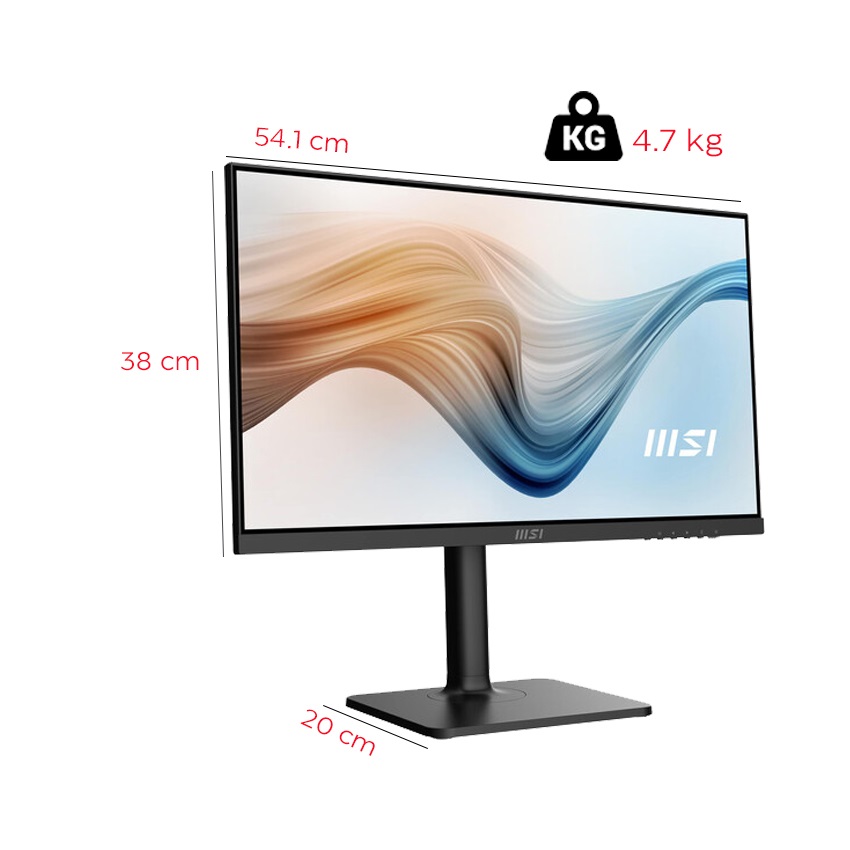 Màn hình MSI MD241P (23.8 inch/FHD/IPS/75Hz/5ms/USB-C/Loa/Đen)