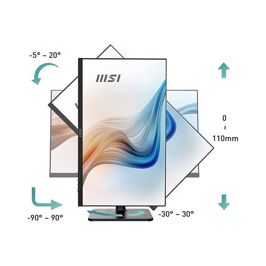 Màn hình MSI MD241P (23.8 inch/FHD/IPS/75Hz/5ms/USB-C/Loa/Đen)