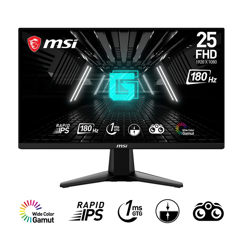 Màn hình MSI G255F (24.5 inch/FHD/Rapid IPS/180Hz/1ms)