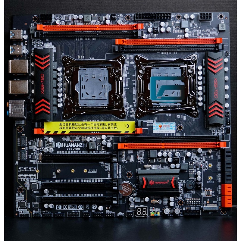 Mainboard HUANANZHI X99-T8D (Intel X99, LGA 2011-3, ATX, 8 Khe Cắm Ram DDR3)