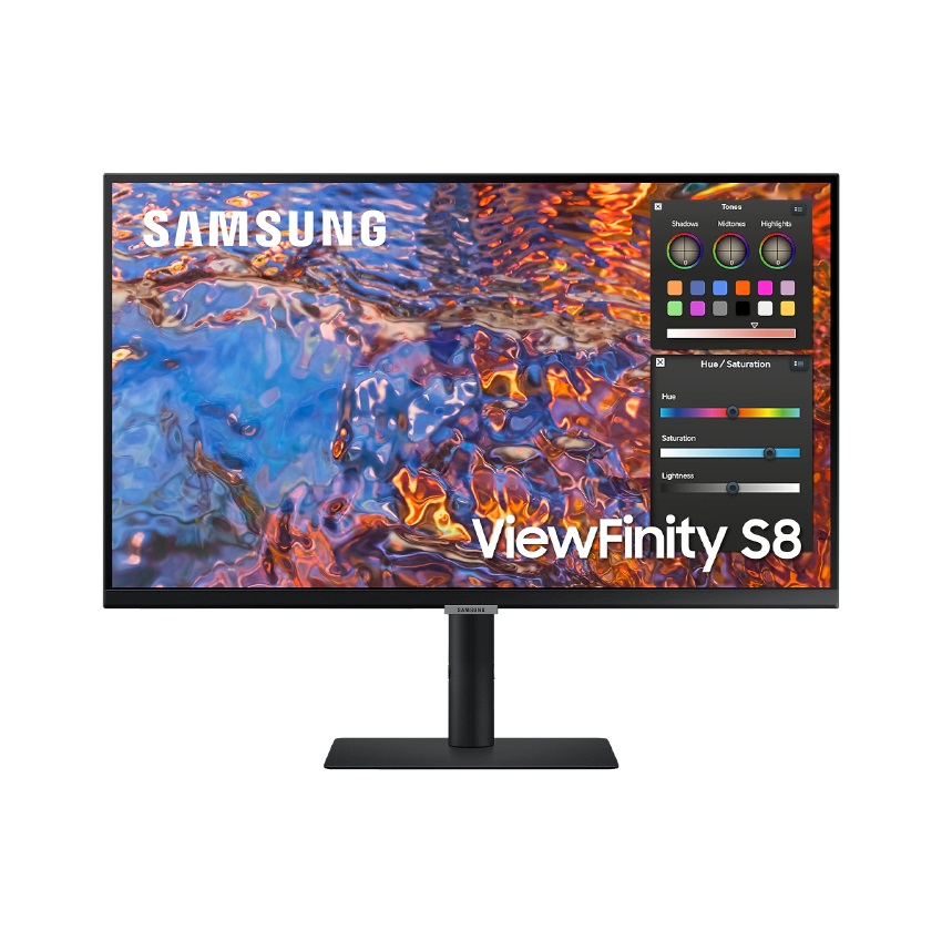 Màn hình Samsung LS27B800PXEXXV (27 inch/UHD/IPS/60Hz/5ms/400 nits/HDMI+DP+USBC+Audio+LAN/MadeInVietnam)