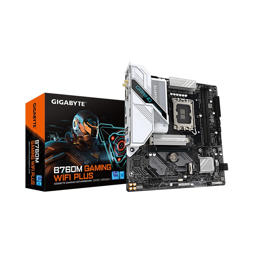 Mainboard Gigabyte B760M GAMING WIFI PLUS (Intel B760, LGA1700, 2 x DDR5 96GB, mATX)