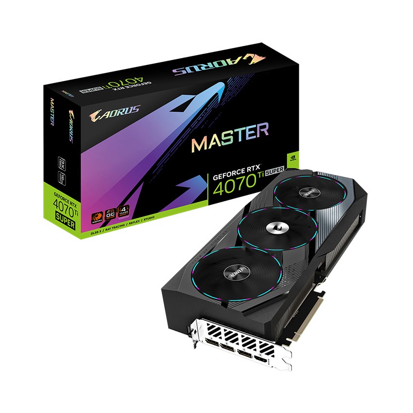 VGA Gigabyte RTX 4070 Ti SUPER AORUS MASTER-16G