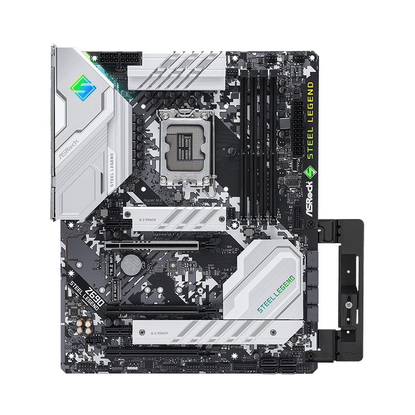 Mainboard ASROCK Z690 STEEL LEGEND (Intel Z690, Socket 1700, ATX, 4 khe Ram DDR4)