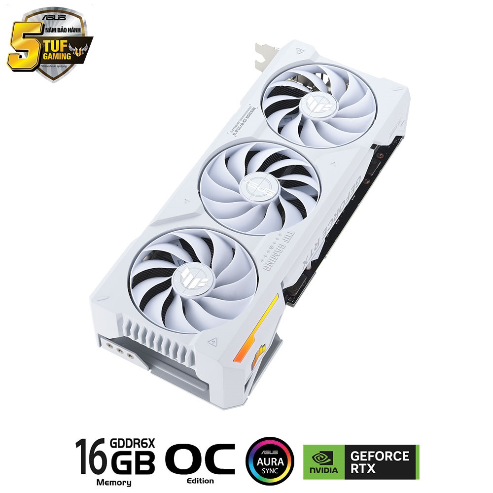 VGA Asus TUF RTX 4070 Ti SUPER-O16G-GAMING WHITE EDITION