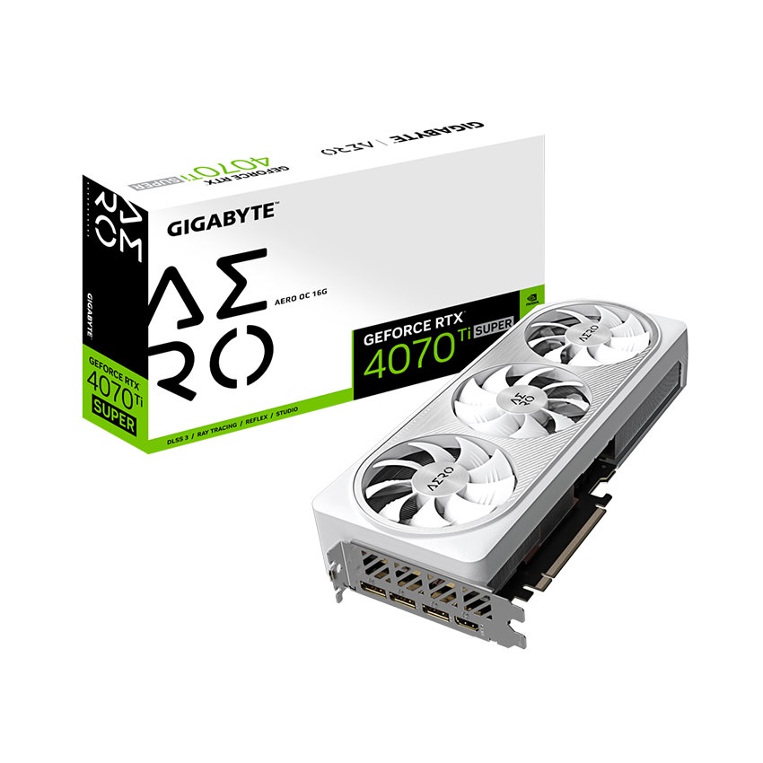 VGA Gigabyte RTX 4070 Ti SUPER AERO OC-16G