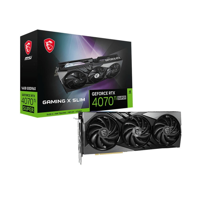 VGA MSI RTX 4070 Ti SUPER 16G GAMING X SLIM