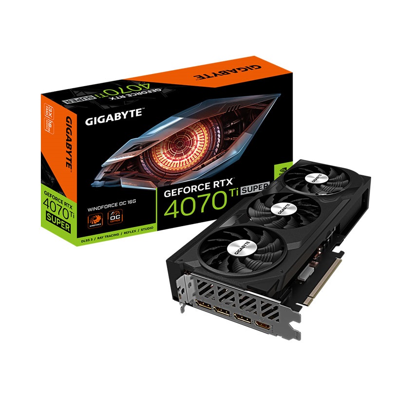 VGA Gigabyte RTX 4070 Ti SUPER WINDFORCE OC-16G