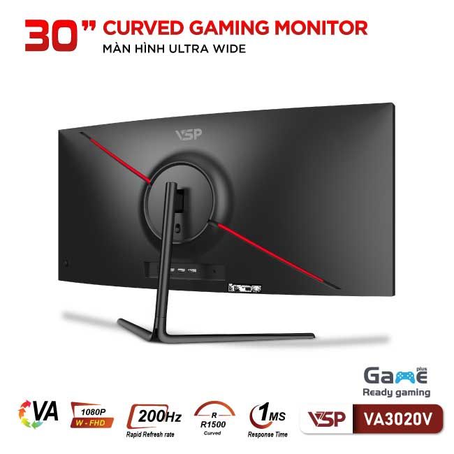 Màn hình VSP VA3020V (30 inch/WFHD/VA/200Hz/1ms/Cong)