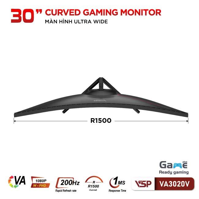Màn hình VSP VA3020V (30 inch/WFHD/VA/200Hz/1ms/Cong)