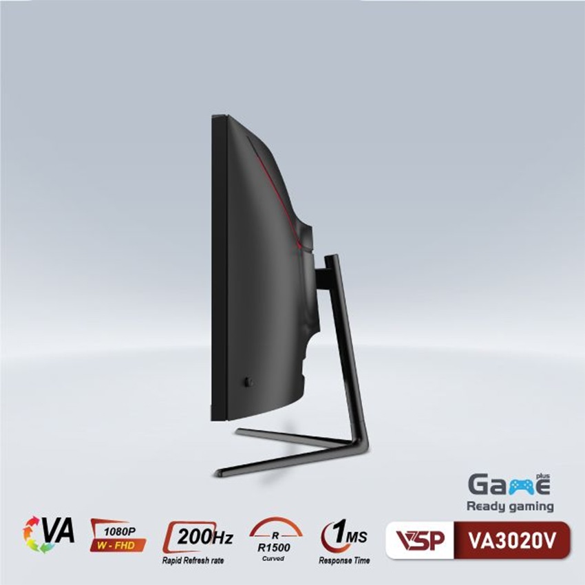 Màn hình VSP VA3020V (30 inch/WFHD/VA/200Hz/1ms/Cong)