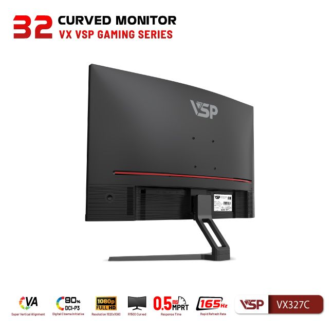 Màn hình VSP VX327C Cong (32 inch/FHD/VA/165Hz/0.5ms/Cong)