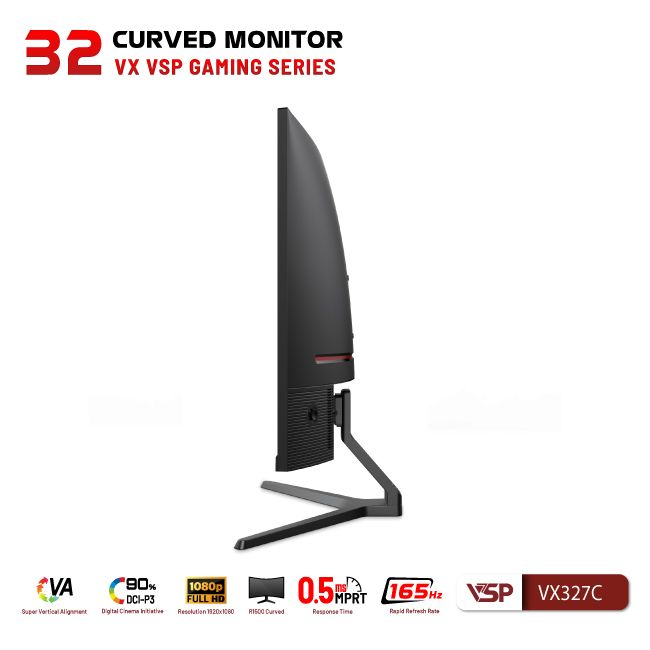 Màn hình VSP VX327C Cong (32 inch/FHD/VA/165Hz/0.5ms/Cong)