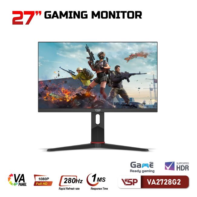 Màn hình VSP 27inch VA2728G2 - 280Hz (27 inch/FHD/VA/280Hz/1ms/Phẳng)