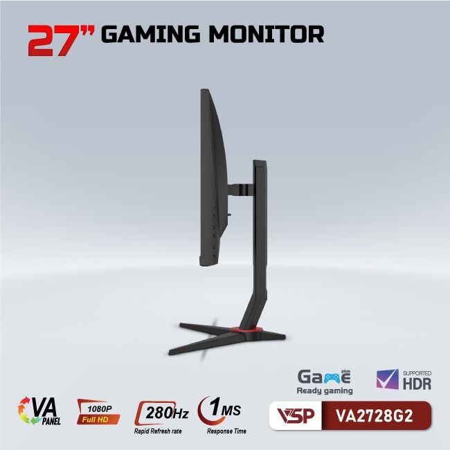 Màn hình VSP 27inch VA2728G2 - 280Hz (27 inch/FHD/VA/280Hz/1ms/Phẳng)