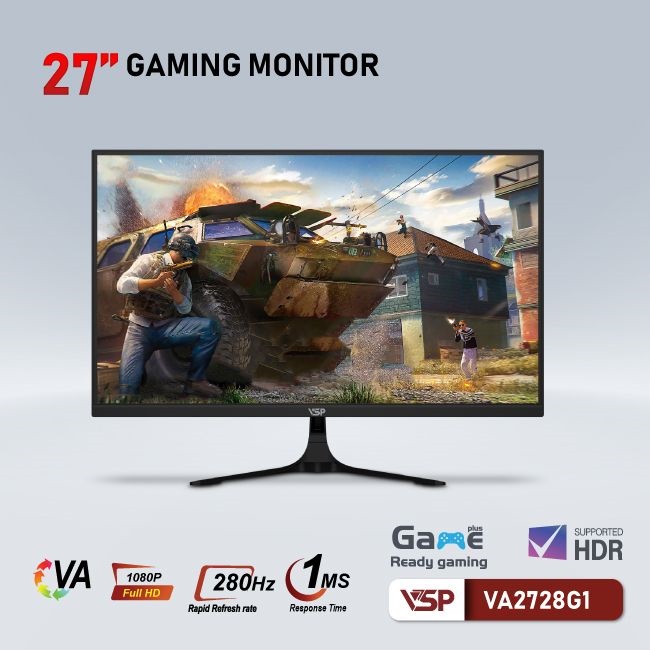 Màn hình VSP 27inch VA2728G1 (27 inch/FHD/VA/280Hz/1ms/Phẳng)