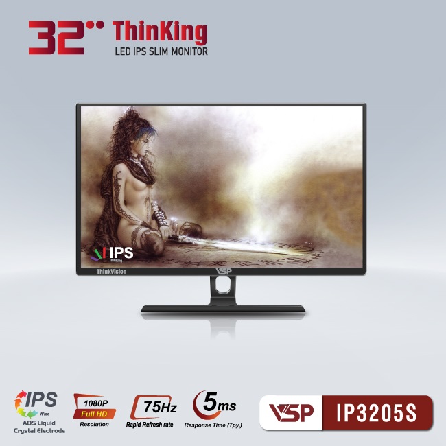 Màn hình Gaming VSP IP3205S (32 inch/FHD/IPS/75Hz/8ms)