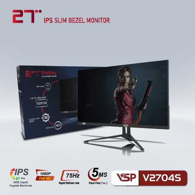 Màn hình VSP V2704S (27 inch/FHD/IPS/75Hz/5ms)