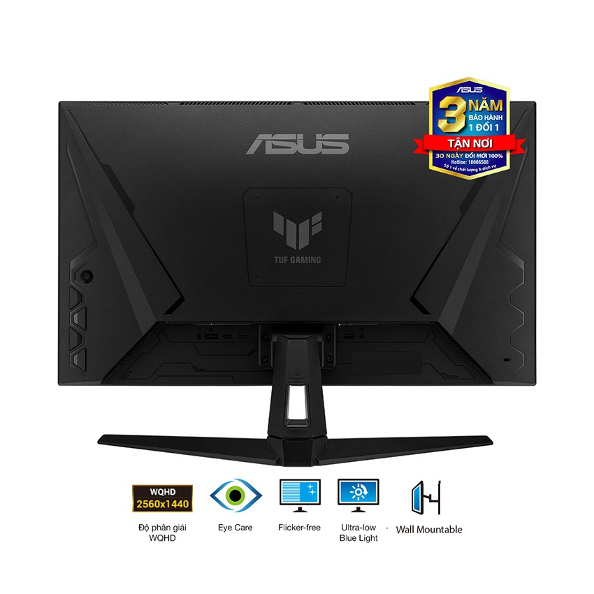 Màn hình Gaming ASUS TUF VG27AQ3A (27 inch/QHD/IPS/180Hz/1ms/Loa)