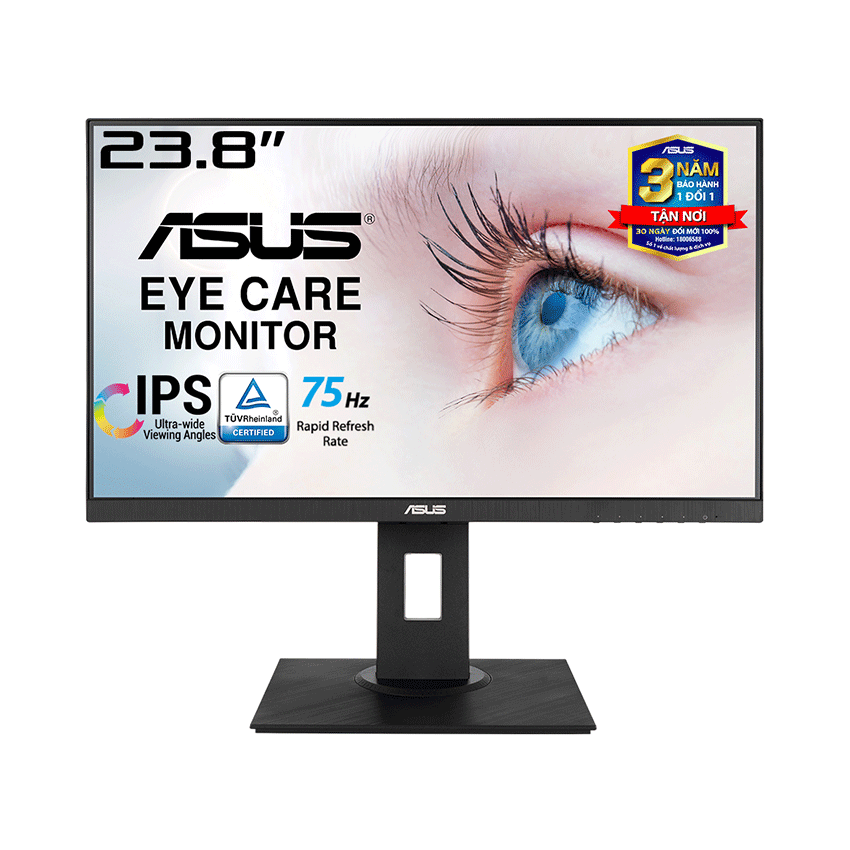 Màn hình Asus VA24DQLB (23.8 inch/FHD/IPS/75Hz/5ms/Loa)