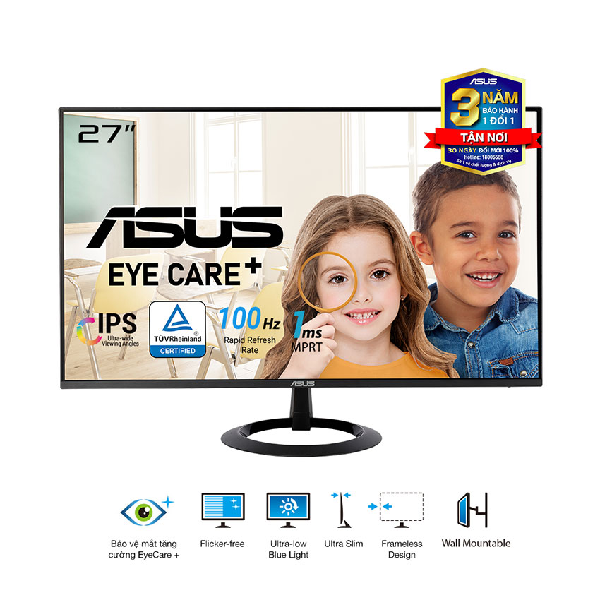 Màn hình ASUS VZ27EHF (27 inch/FHD/IPS/100Hz/1ms)