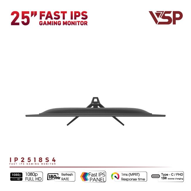 Màn hình VSP IP2518S4 (24.5 inch/FHD/Fast IPS/180Hz/1ms)