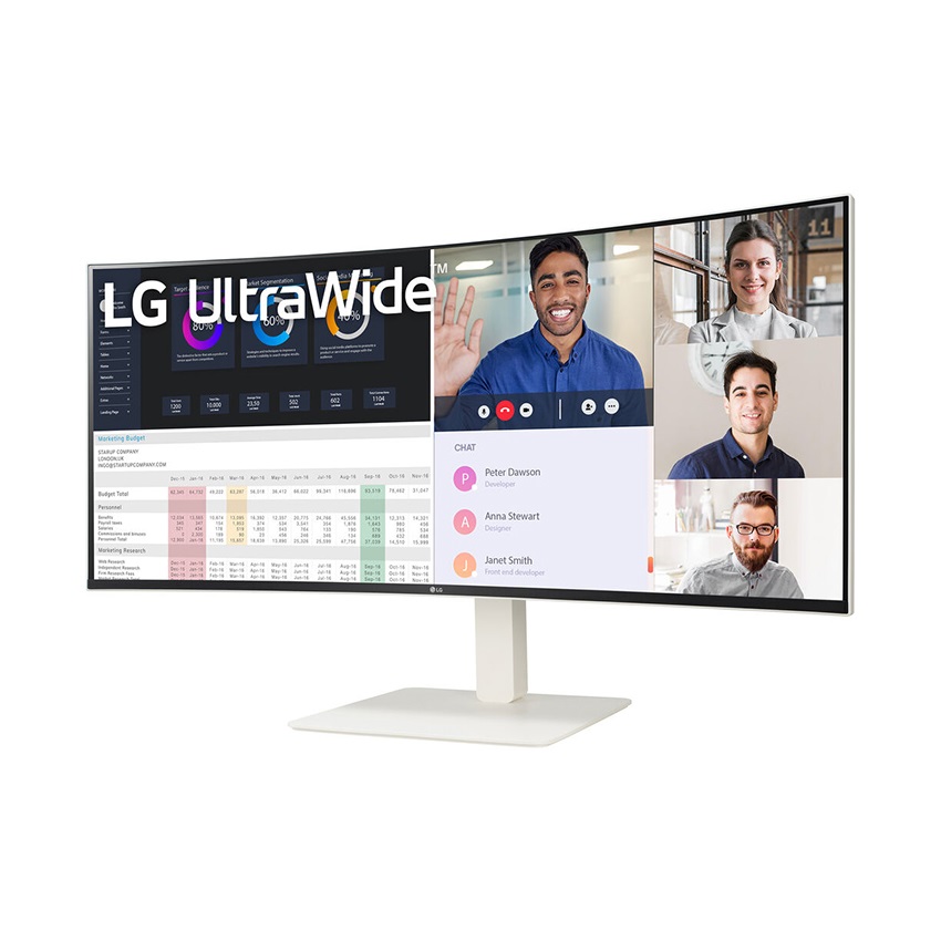 Màn hình LG 38WR85QC-W (38 inch/QHD+/NANO IPS/144Hz/1ms/Loa/USB-C 90W/Cong)