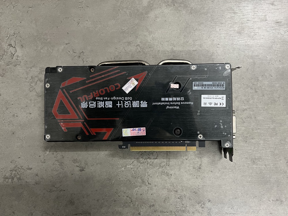 VGA Colorful GTX1060 6G Cũ Hàng Hàn Quốc