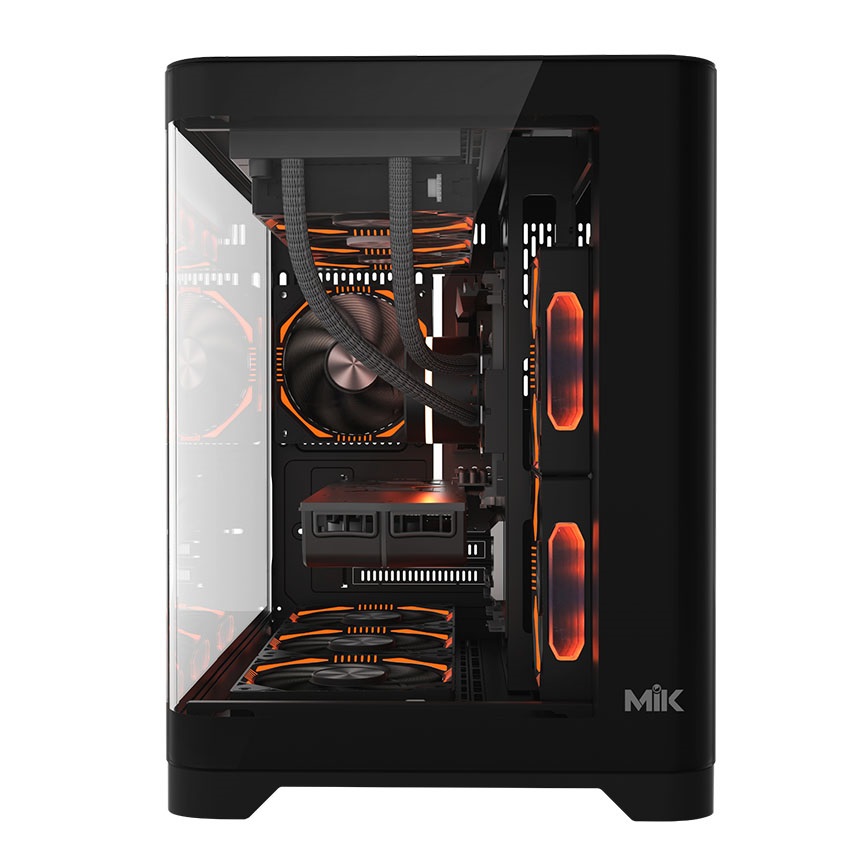 Vỏ Case MIK FOCALORS M Black (mATX/Mid Tower/ Màu Đen)