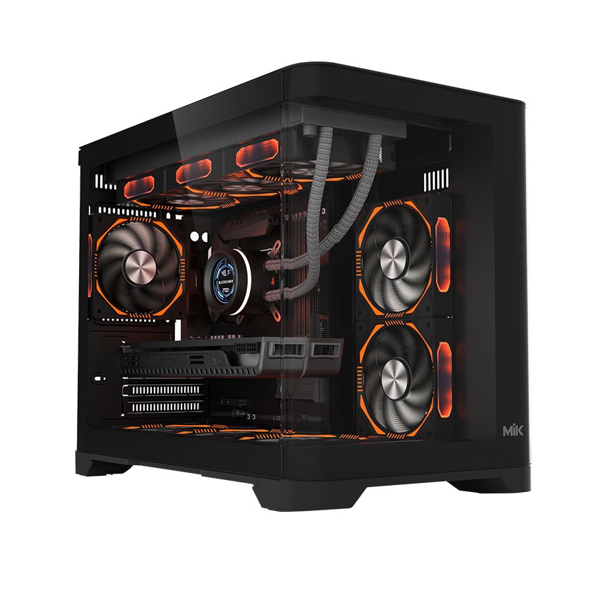 Vỏ Case MIK FOCALORS M Black (mATX/Mid Tower/ Màu Đen)