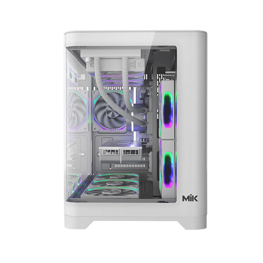 Vỏ Case MIK FOCALORS M White (mATX/Mid Tower/ Màu Trắng)