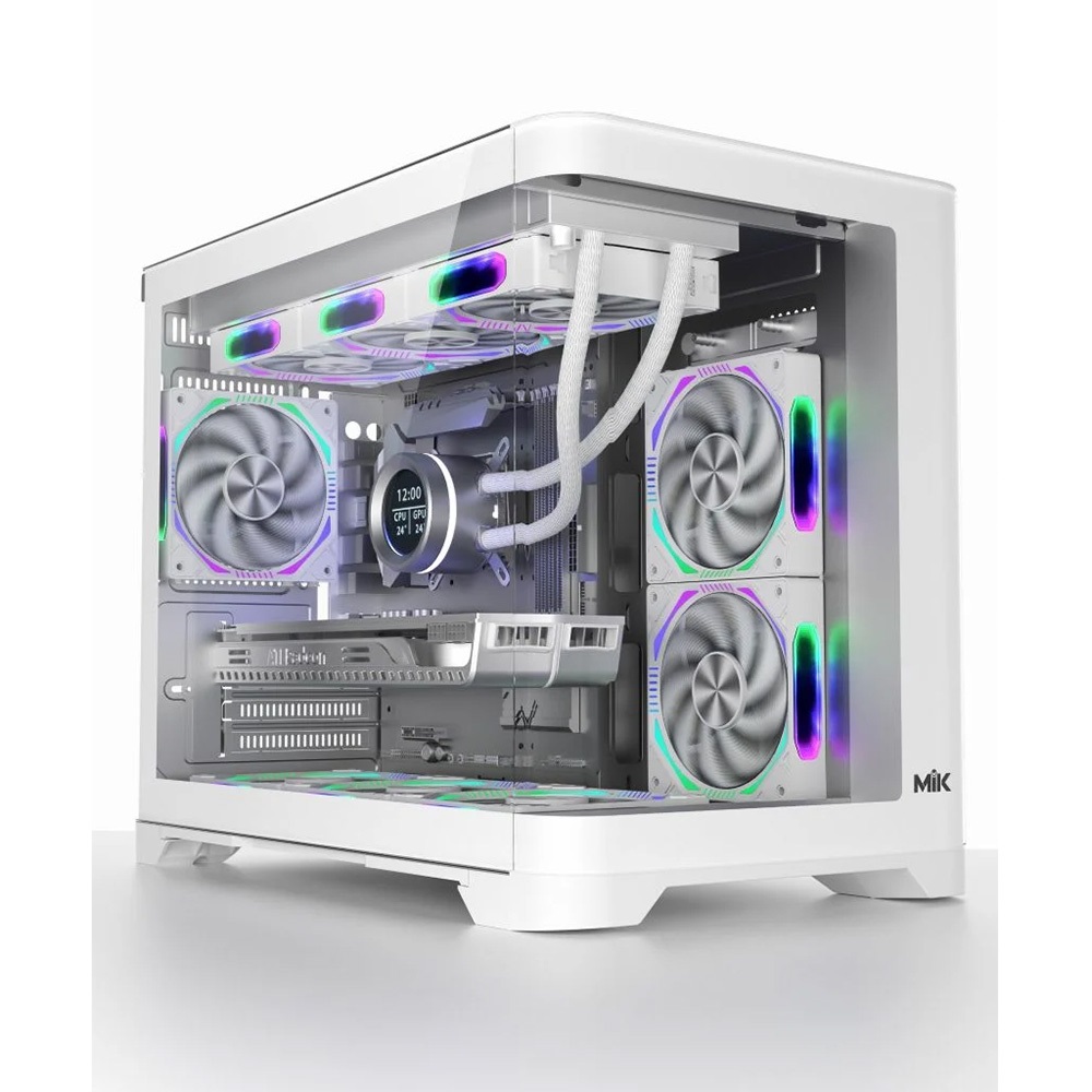 Vỏ Case MIK FOCALORS M White (mATX/Mid Tower/ Màu Trắng)