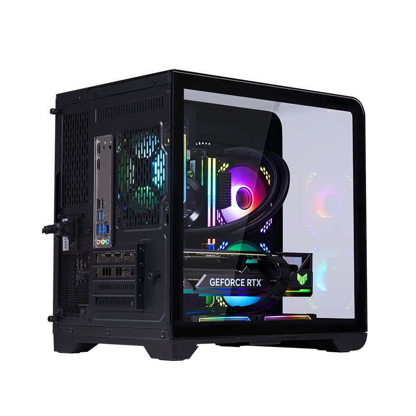 Vỏ Case MIK BARBATOS M BLACK (mATX/Mid Tower/Màu đen)