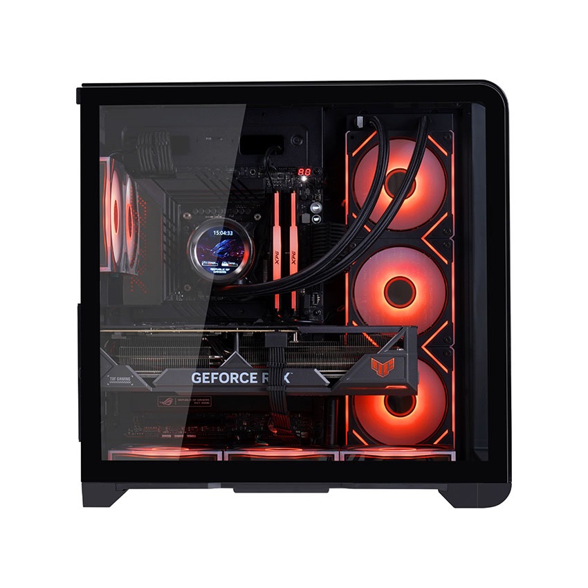 Vỏ Case MIK BARBATOS Black (ATX/Mid Tower/Màu Đen)