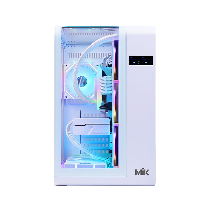 Vỏ Case MIK BARBATOS White (ATX/Mid Tower/Màu Trắng)