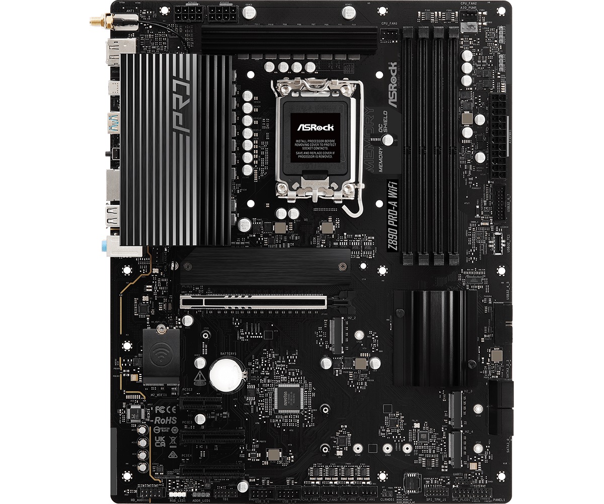 Mainboard Asrock Z890 Pro-A WiFi DDR5 (Wifi+Bluetooth+Thunderbolt 4)