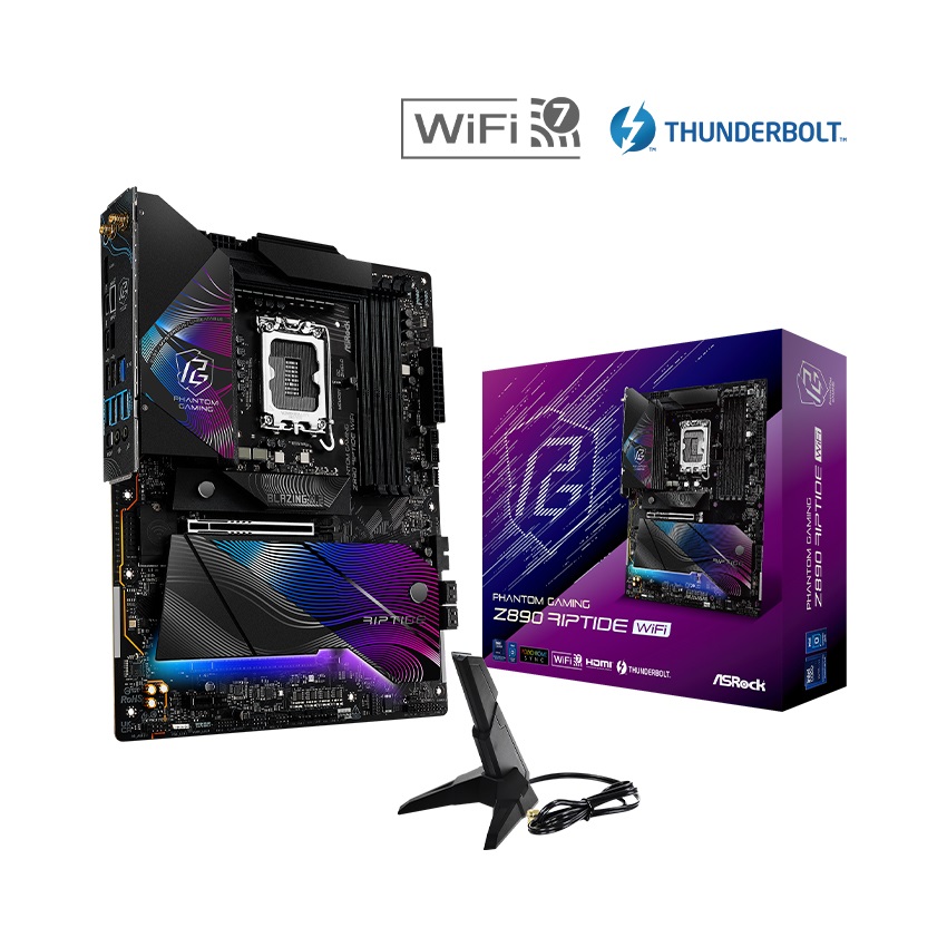 Mainboard Asrock Z890 Riptide WiFi DDR5 (Wifi+Bluetooth+Thunderbolt 4)