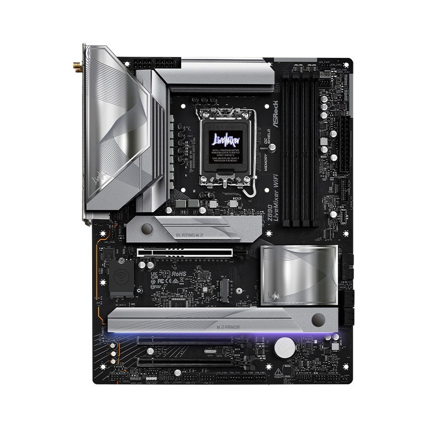 Mainboard Asrock Z890 LiveMixer WiFi DDR5 (Wifi+Bluetooth+Thunderbolt 4)