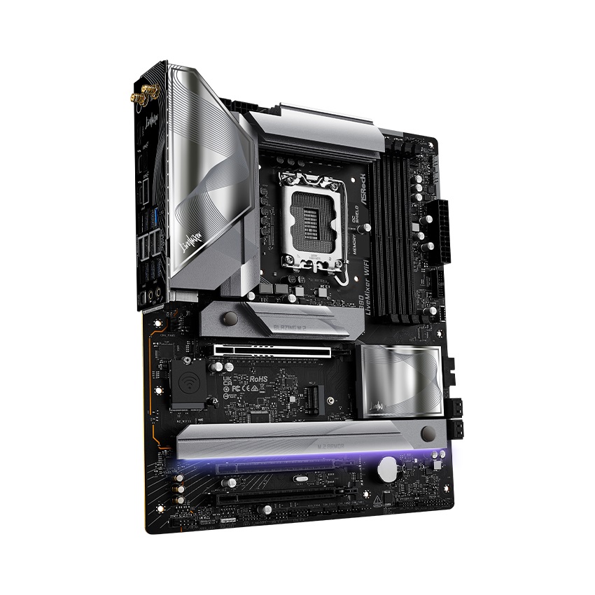 Mainboard Asrock Z890 LiveMixer WiFi DDR5 (Wifi+Bluetooth+Thunderbolt 4)